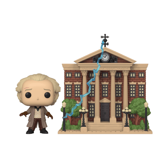 Funko POP! Town: Back to the Future - Doc w/ Clock Tower