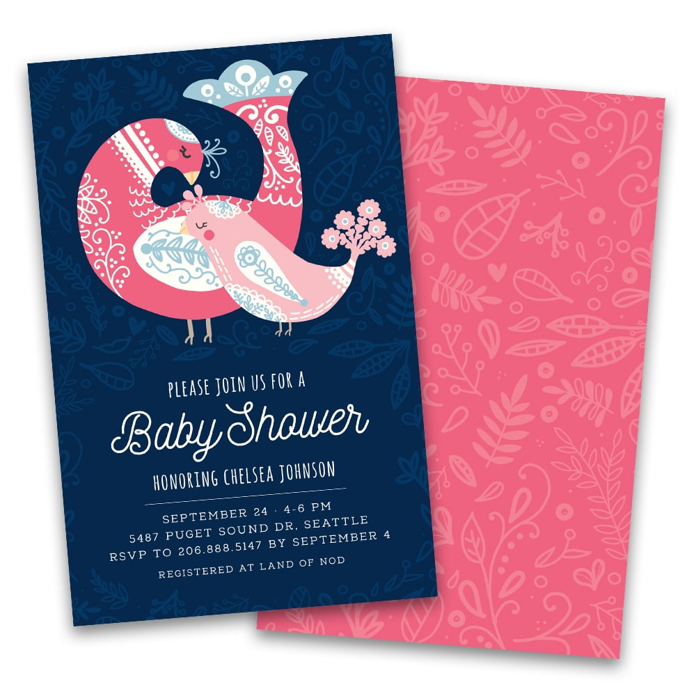 personalized baby shower invitations walmart
