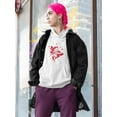 thumbnail image 2 of Bowling Devil  Hoodie Women -Image by Shutterstock, Female XX-Large, 2 of 4