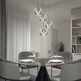 thumbnail image 2 of Artika Vivaldi Modern LED Pendant Light Fixture, Chrome, 2 of 5
