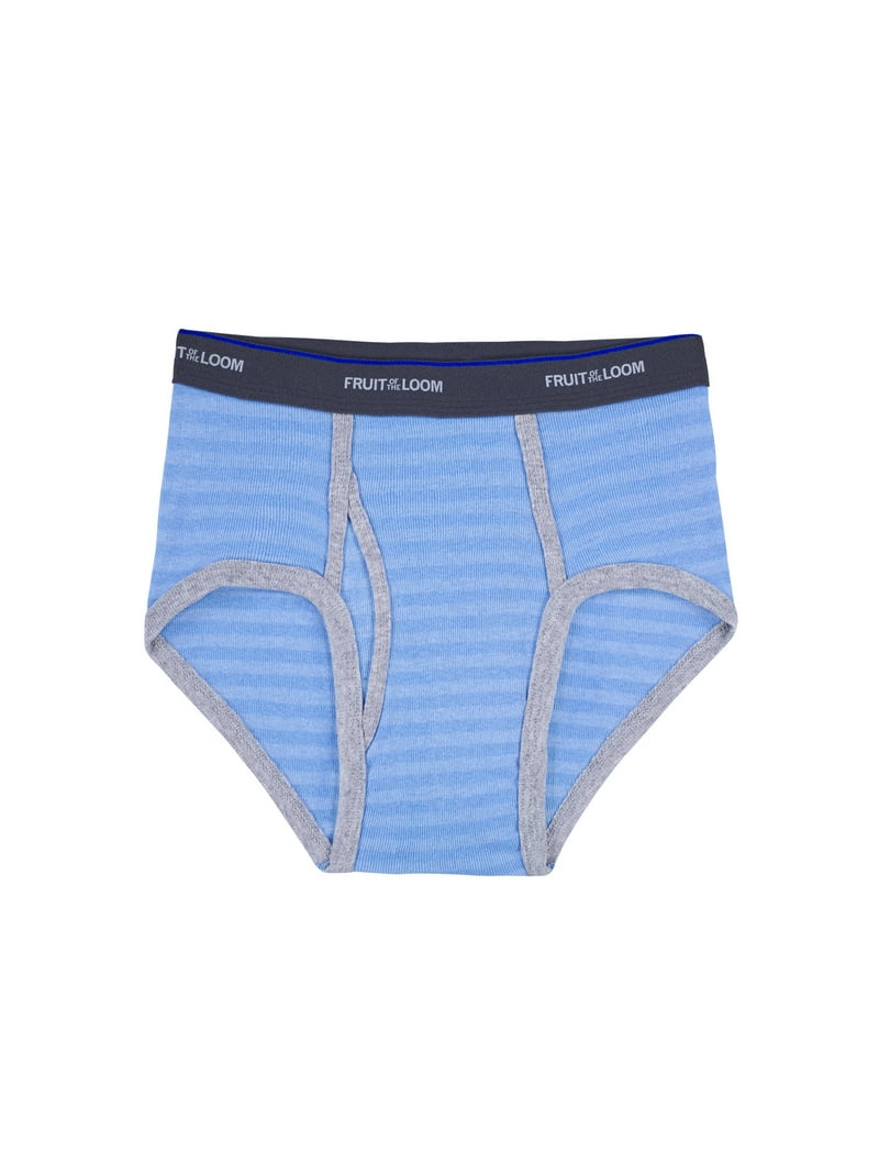 Fruit of the Loom Boys' Cotton Fashion Briefs, 10 Pack, Sizes S-XL