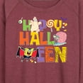 thumbnail image 3 of SpongeBob SquarePants - Happy Halloween - Women's Lightweight French Terry Long Sleeve Shirt, 3 of 6
