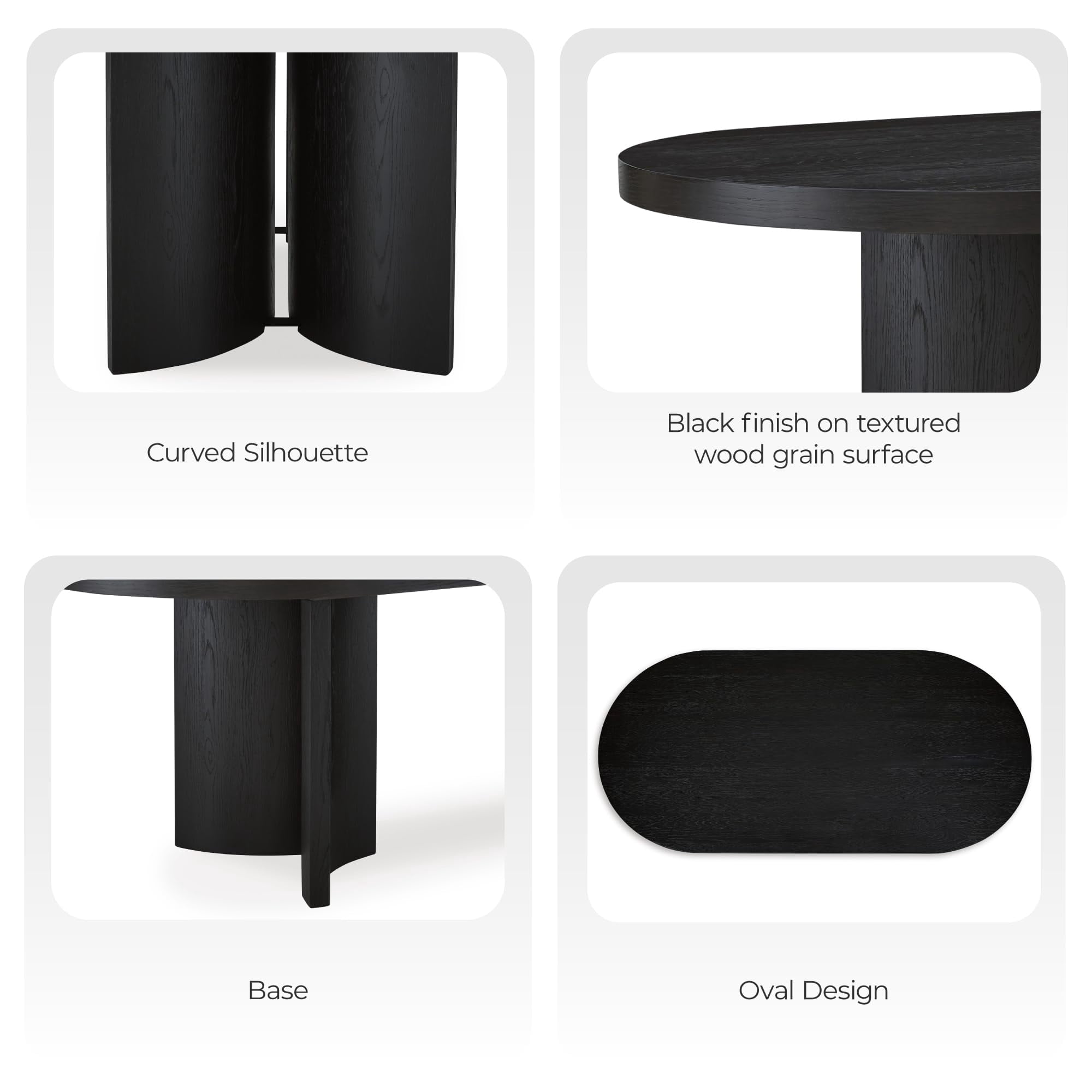 Signature Design by Ashley Rowanbeck Black Dining Table