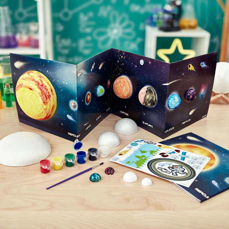Crayola STEAM Solar System Science Kit Painting photo 5