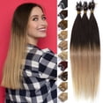 thumbnail image 2 of SEGO Micro Loop Real Thick Human Hair Extensions 50 Strands Invisible Micro Ring Beads Remy Thick Hair, 2 of 7