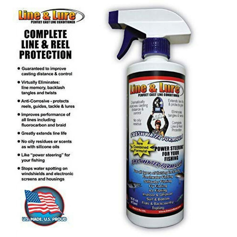 KVD Line and Lure Conditioner | Fishing Line Conditioner Spray for Your or  Reel