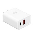 thumbnail image 4 of Adaptador De Carga Rápida PD Y QC 3.0, Cargador De Pared De 25 W Enchufe De EE. UU. Resistente A Altas Temperaturas Portátil Para Tabletas Para Computadoras Portátiles Para ANGGREK 25W Wall Charger, 4 of 8