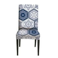 thumbnail image 2 of Skksst Spandex Stretch Dining Chair Slipcover Moroccan Floral Printed Seat Protector Cover, 10pcs, 2 of 2