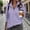 Purple, variant on Hueook Womens Long Sleeve Tops Women Solid Fall Fashion Sweatshirt Casual Long Sleeve Half Zip Pullover Lightweight Sweatshirts Tops Black 4X