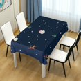 thumbnail image 4 of Yayeee Tablecloths 54" x 54" Rectangle Wrinkle Resistant Party Table Cover, Christmas Whimsy, 4 of 8