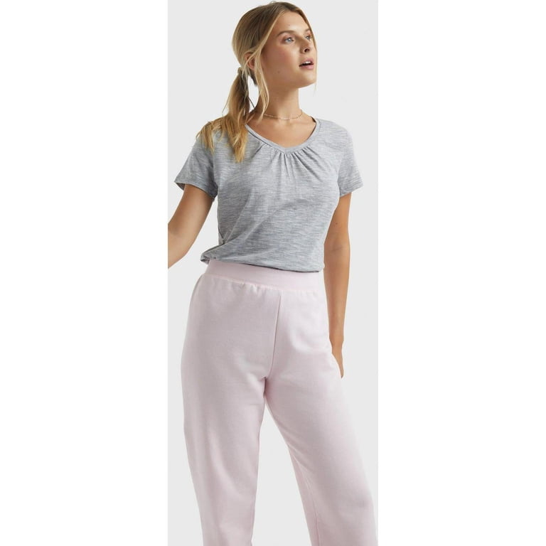 Hanes Elastic Waistband Relaxed Fit Cotton, Sweatpants (Women