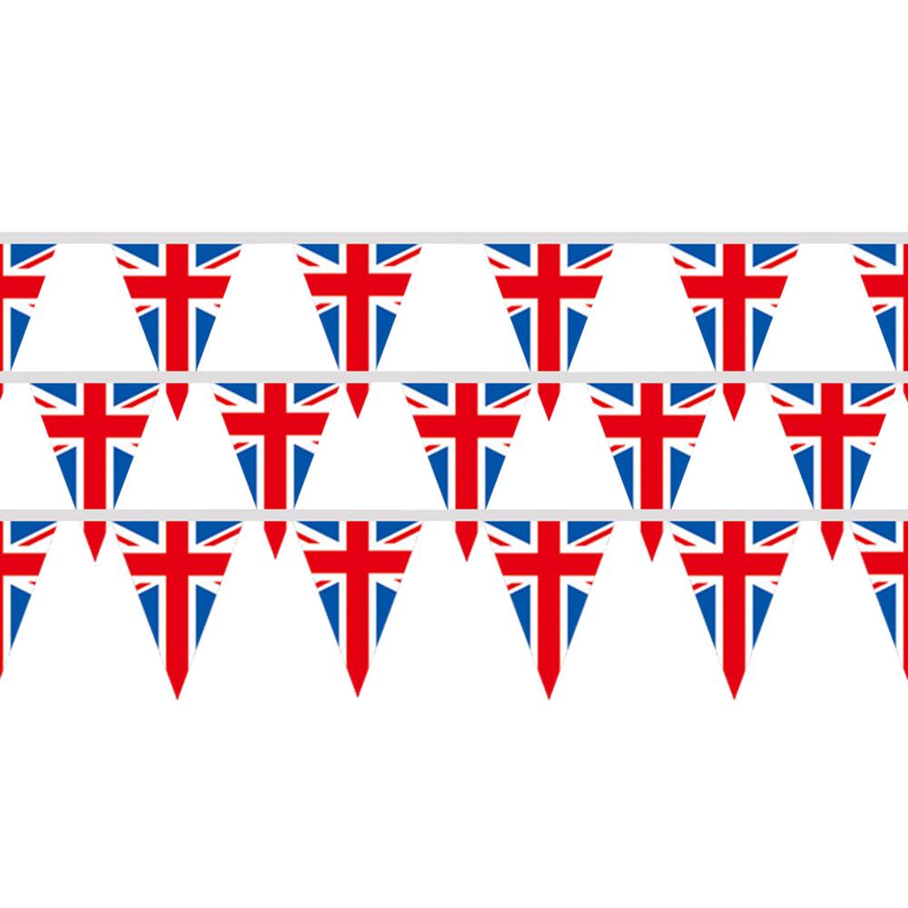 Pwtool 2022 Elizabeth II Platinums Jubilee Banners 20pcs Union Jack
