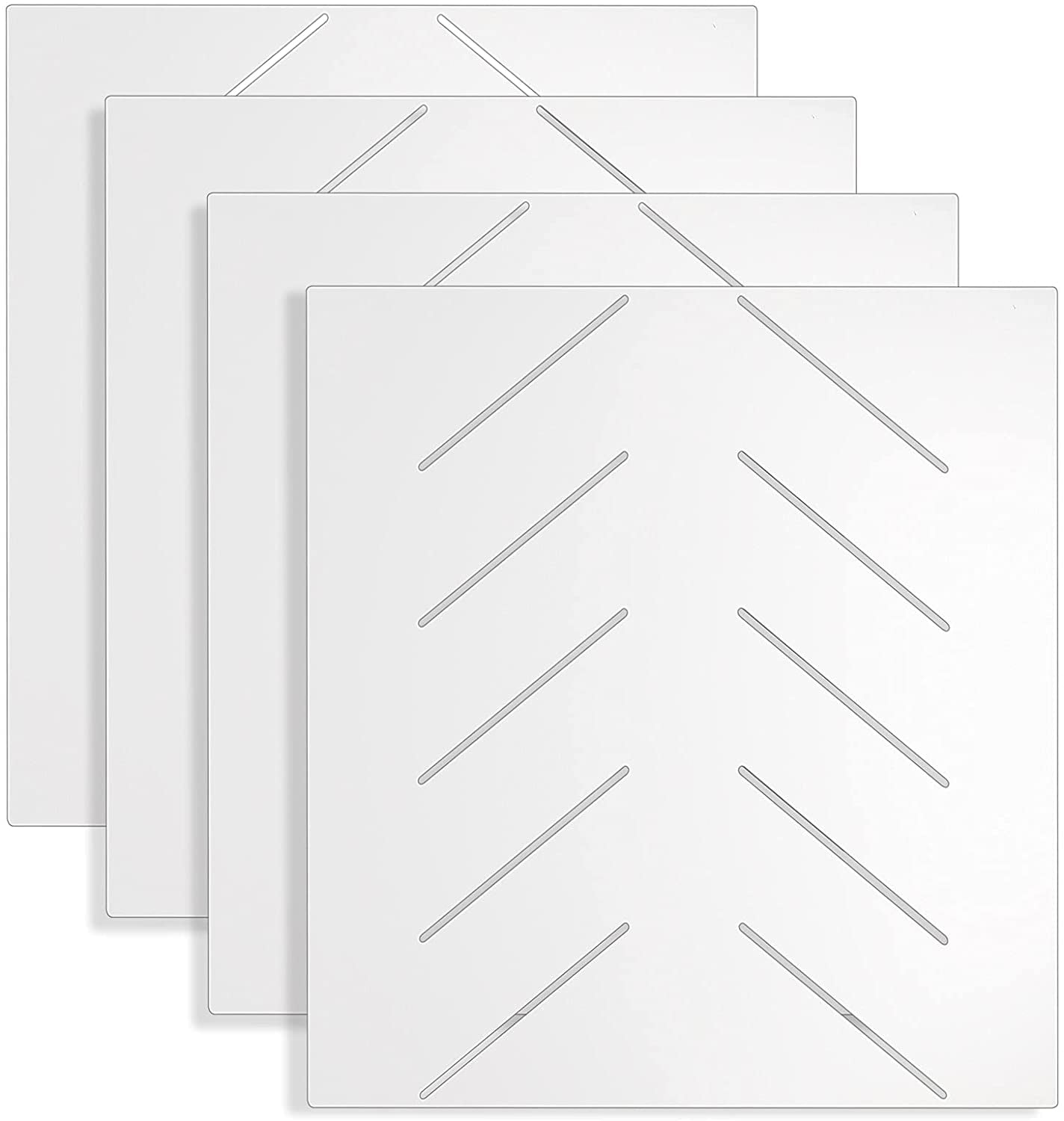 4 Pieces Herringbone Geometric Wall Stencil DIY Geometric All Over