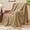 Camel, variant on Camel Throw Blanket for Couch and Bed- Super Soft and Warm 3D Checkered Fluffy Fuzzy Fleece Blanket, Luxurious Plush Cozy Blanket for Room Decor Spring, 50x60 inches
