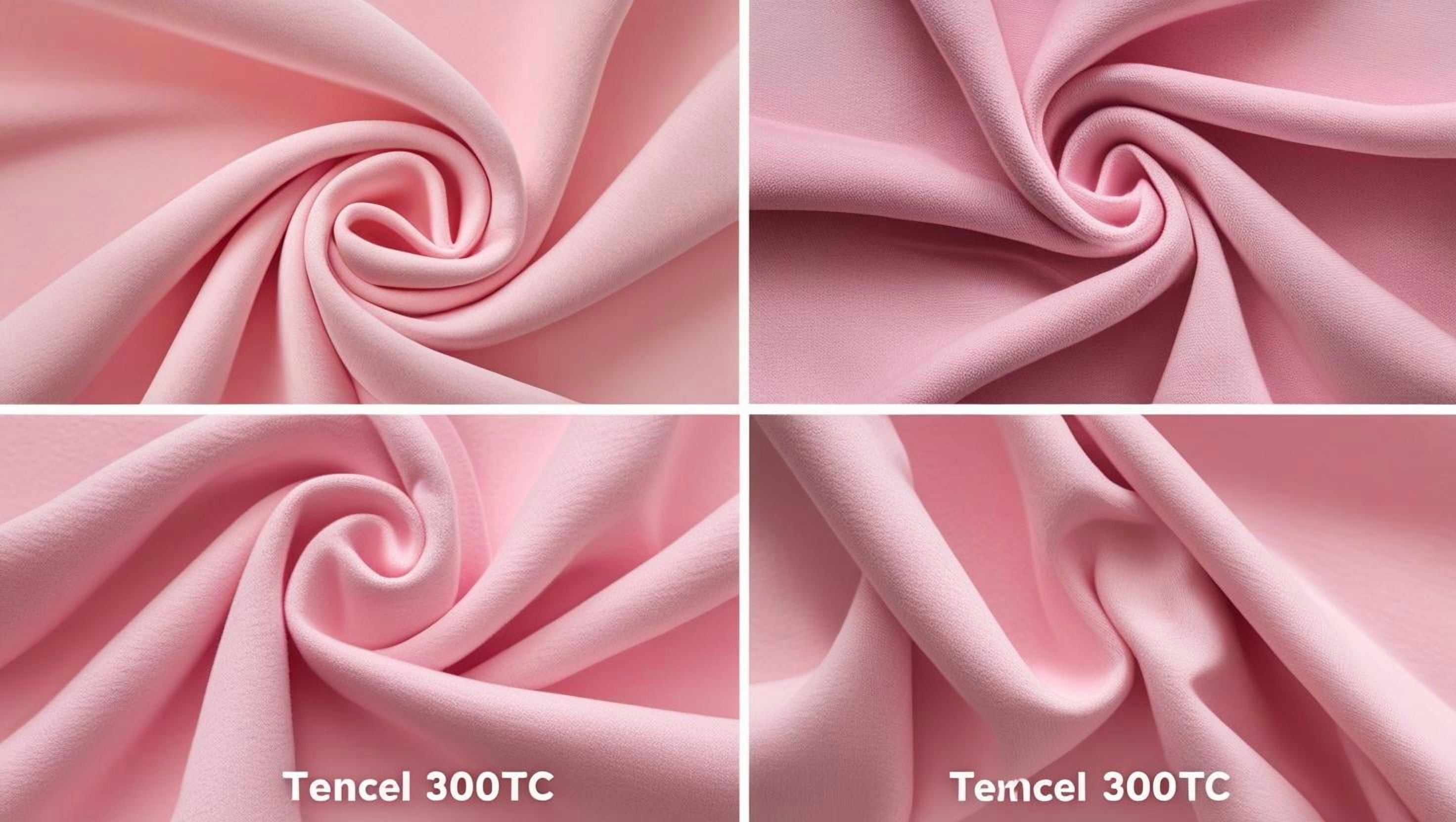 My Bed Linens’ Silky Smooth, Hypoallergenic TENCEL™ 300 TC Baby Crib Sheets, Pink, 2 Sheets Per Pack