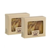 Fabulous Frannie Patchouli Essential Oil Herbal Soap Gift Set each made with Pure Essential Oil 4 Ounce (Pack of 2)