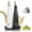 Silver, variant on HinterHill Ceramic Olive Oil and Vinegar Dispenser Cruet Set and Tray with Gold Spout. A Great Birthday or Housewarming Gift!