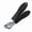 Black, variant on Wide Jaw Opening Anti-Splash Slanted Nail Clipper, Nail Clippers for Ingrown Nails, Long Handle Anti-slip Nail Clippers, Wide Mouth Toe Nail Clippers, Household Slanted Nail Clippers(Orange)