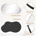 thumbnail image 5 of PAIHOME Irregular Wall Mirrors 26"×46" – Black Asymmetrical Wavy Decorative Bathroom Mirrors for Bedroom Living Room, 5 of 7
