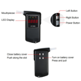 thumbnail image 4 of Testeur d'Alcool Numérique Portable avec 10 Embouts, 4 of 6