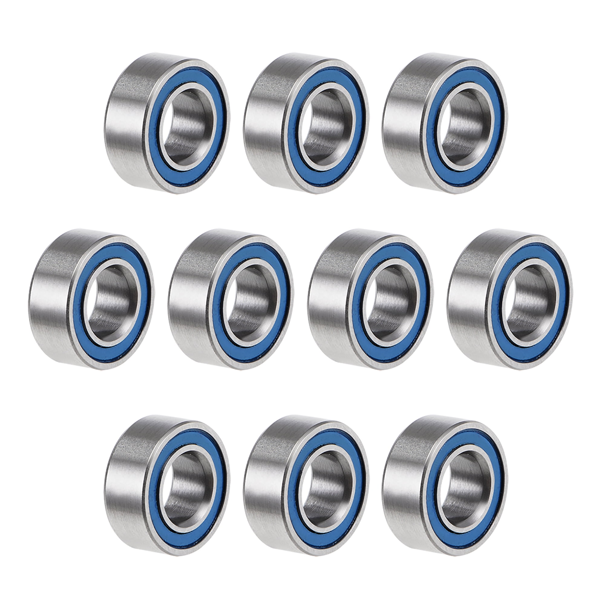 MR105-2RS Ball Bearings Z2 5x10x4mm Double Sealed Chrome Steel Blue Seal 20pcs 