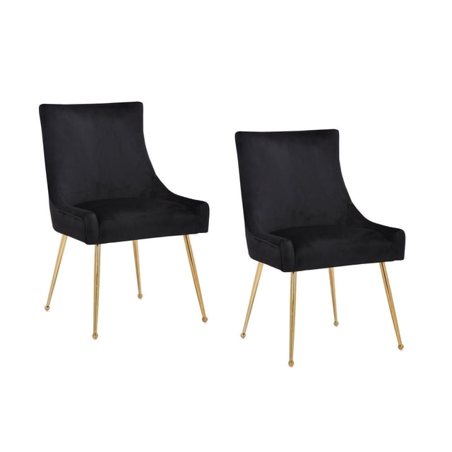 Plata Import Chaise Heye II en Noir - Set 2