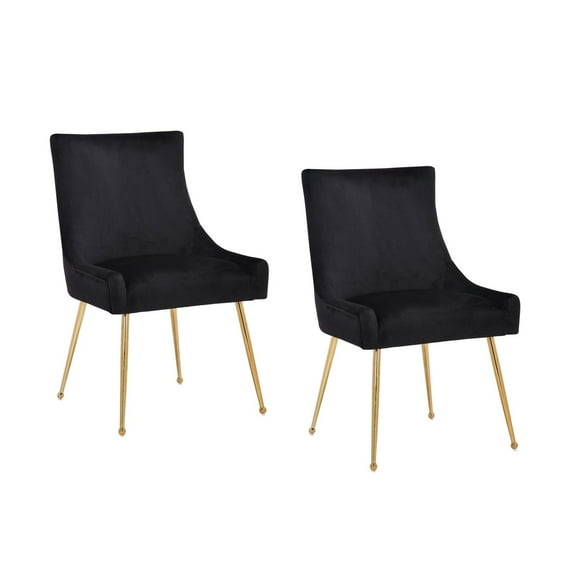 Plata Import Chaise Heye II en Noir - Set 2