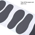 thumbnail image 5 of Uxcell 7.9x3.1" Footprints Floor Stickers Footprint Wall Stair Decal Sticker, Dark Gray 4 Pairs, 5 of 6