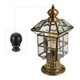 thumbnail image 5 of Uxcell 1.5" Tall Aluminum Lamp Finials Cap Knob, Lamp Screw Holder Tapped 1/4 27, Black Gold, 5 of 5