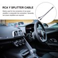 thumbnail image 4 of MasteelfCA RCA Y Splitter Cable Male to Dual Female Car Sound Equipment Cable Supply, 4 of 8