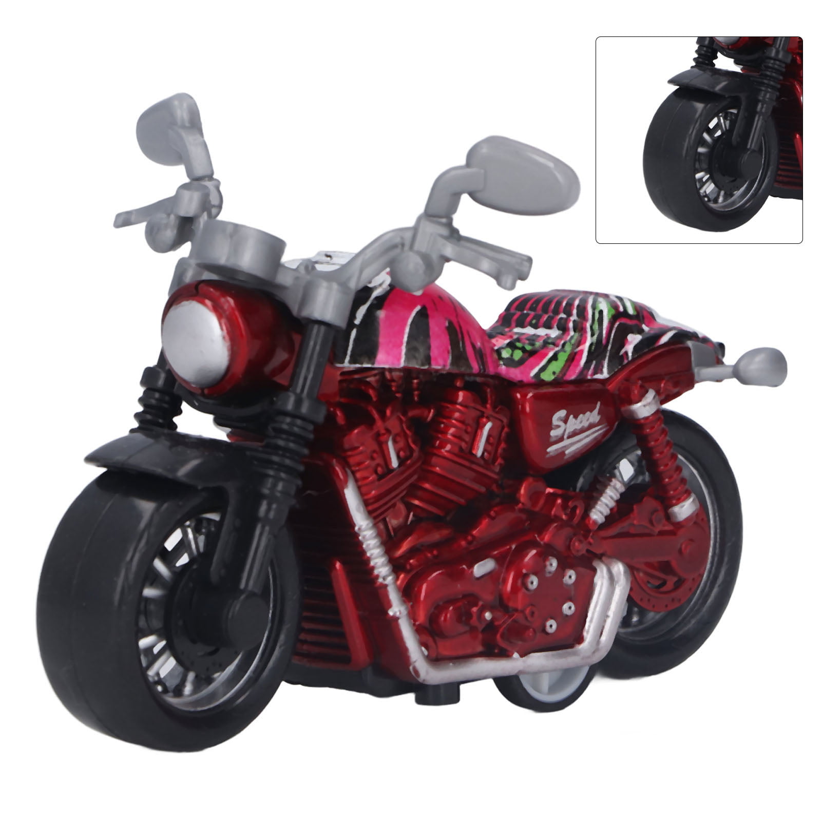 New Alloy Highway Motorcycle Diecast Vehicle Model Toy Display Music & Sound 