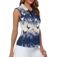 thumbnail image 4 of Whosucclay Butterfly Design Women's Sleeveless Golf Shirts Tennis Athletic Tank Top for Ladies, Anti Shrink Slim for Running Outdoor Activity Sports, 4 of 7