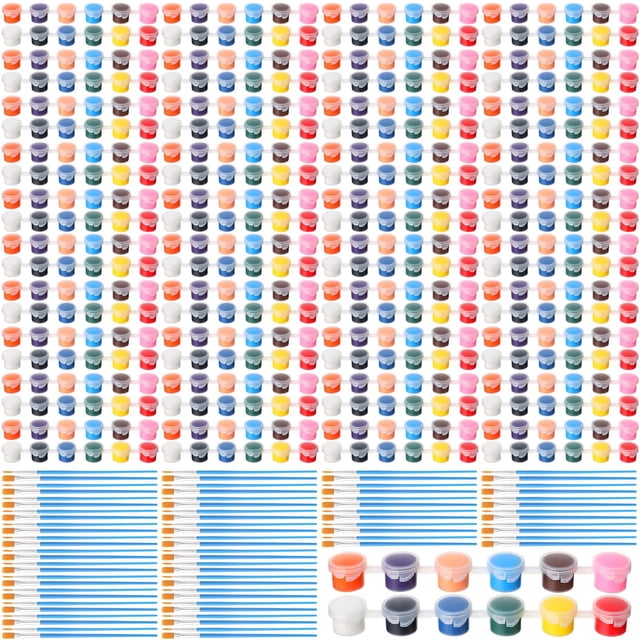 Set de pintura acrílica Timgle 560 unidades con 40 pinceles de 3 ml