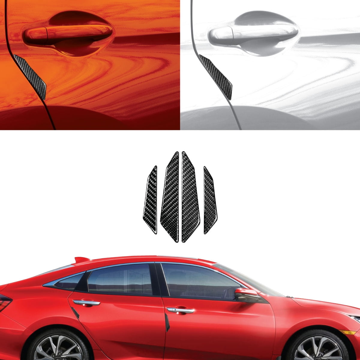 Genuine OEM Honda Civic Type R EK9 – Side & Rear Decals Set (3 Stickers), Japan-Made