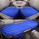 thumbnail image 4 of Cojín de coche de invierno de tres piezas de una sola pieza sin respaldo cojín de asiento de felpa cojín de asiento antideslizante sin ataduras suministros para coche, 4 of 5