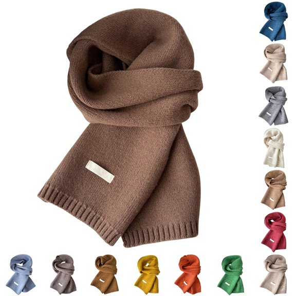 Daznico Scarf for Women, Elegant Knitted Scarf Warm Winter for Fashionable Everyday Wear Soft and Cozy Unisex Neck Wrap Versatile Lightweight Style for All Seasons