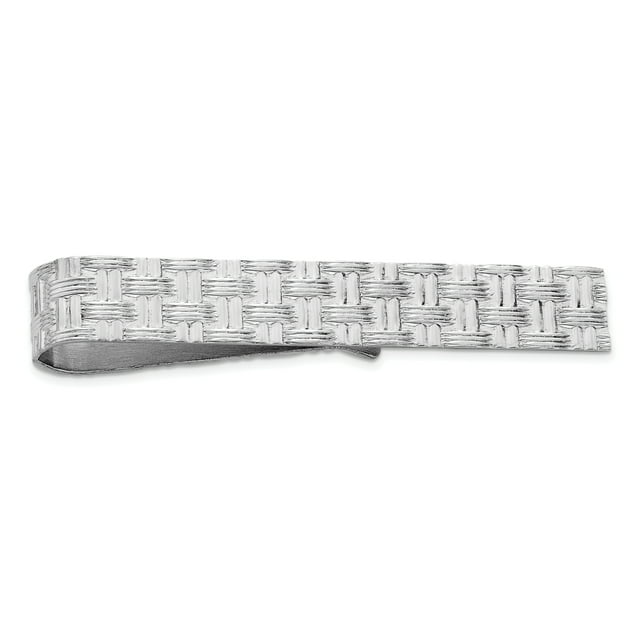 925 Sterling Silver Tie Bar Lapel Pin Tac For Dad Mens For Him