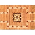 thumbnail image 1 of Ahgly Company Indoor Rectangle Abstract Orange Modern Area Rugs, 7' x 10', 1 of 4