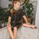 thumbnail image 4 of Fotbe Cool Sunglasses Elephant Art Pijama Estampada de 2 Piezas para Niños – Ropa de Dormir de Manga Corta Cómoda para Niños y Niñas, Camiseta y Shorts de Algodón-X-Large, 4 of 6