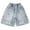 Blue, variant on CAIXIA Jeans Shorts for Boys Straight Wide Leg Blue Denim Shorts Knee Length High Elastic Waisted Jorts Kids Fashion Casual Loose School Bermuda Shorts Pants with Pocket Streetwear