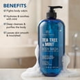 thumbnail image 2 of Botanic Hearth Tea Tree & Mint Body Wash, 16 fl oz | Refreshing Body Cleanser with Tea Tree Oil & Mint, Moisturizing Formula, Gentle Daily Use Shower Gel, Fresh Scent, Suitable for Men & Women, 2 of 11