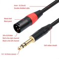 thumbnail image 2 of Jack 6.35mm 1/4 TRS Stereo to Dual XLR Male Audio Cable 100cm, 2 of 5