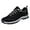 Black, variant on Men's Wide Hiking Shoes for Men Go Walking Hiking Shoes Trekking Trails Sneakers with Arch Support Trails Shoes