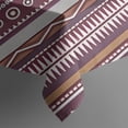 thumbnail image 5 of Red Boho Ethnic Geometric Pattern Square Tablecloth,Waterproof Square Table Cover,Wipeable Spillproof Washable Table Cover for Home Kitchen Party Decor 52"x52"(132x132cm), 5 of 6
