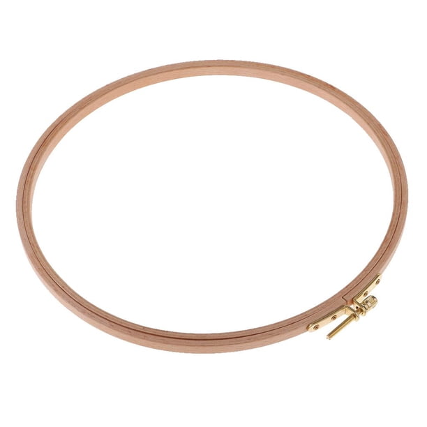 Bastidor de madera para bordado y punto de cruz, herramienta de costura artesanal de 7,5 a 28 cm 28cm
