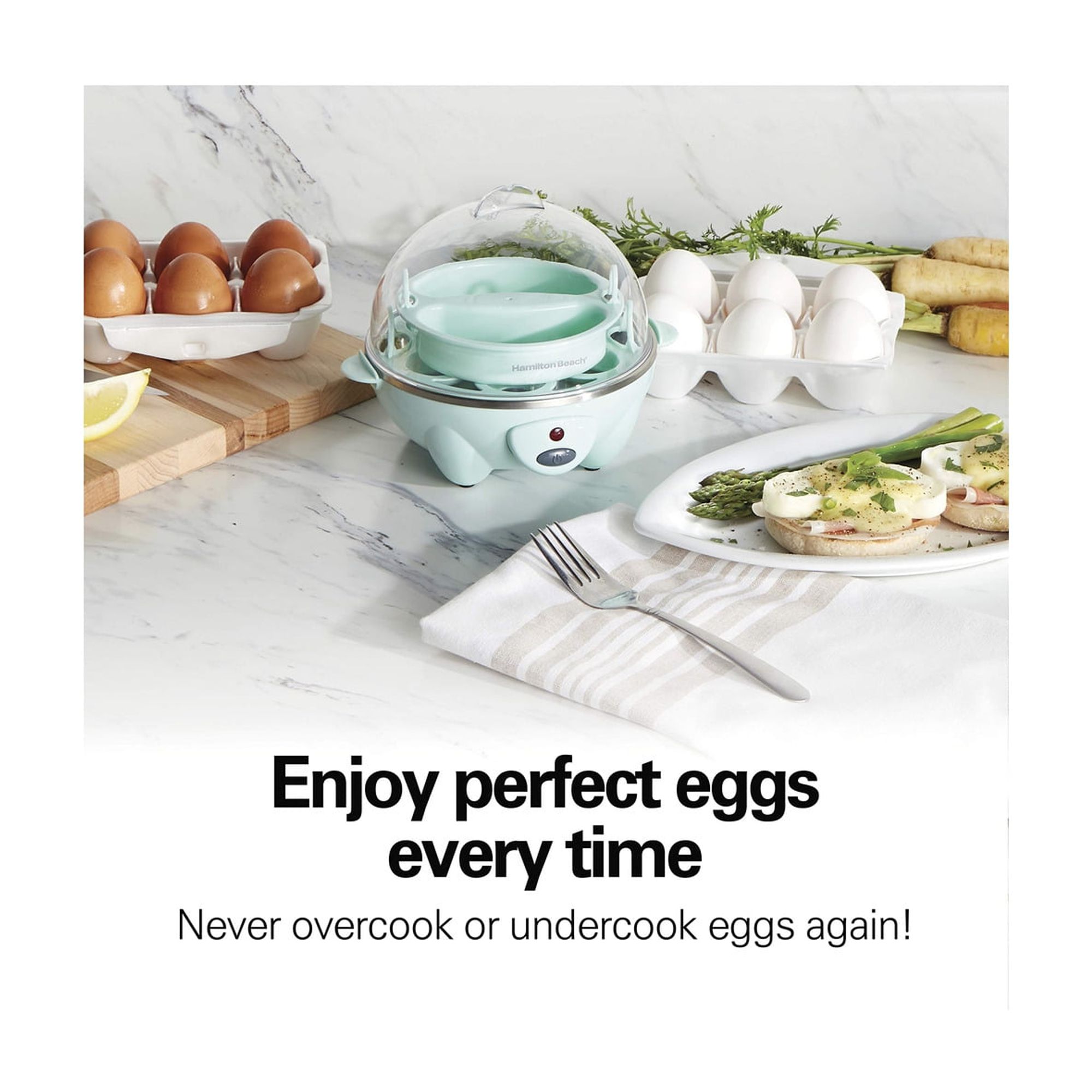 Hamilton Beach 3-in-1 Electric Egg Cooker (Pack of 8)