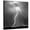 Canvas, variant on Art.com Urban Lightning II BW Stretched Canvas Print Wall Art by Douglas Taylor, 30" x 30"