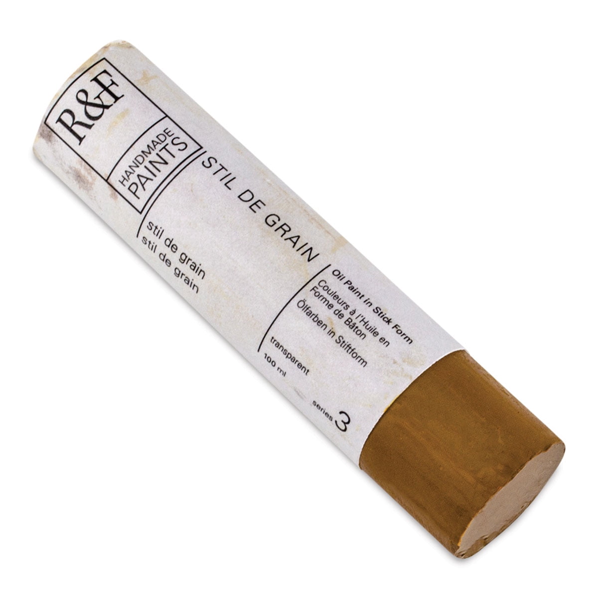 R&F Handmade Paints Pigment Stick, 100ml, Stil de Grain