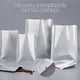 thumbnail image 4 of Cateissary 100 Uds bolsa de vacío de papel de aluminio con parte abierta bolsas de sellado de carne cocida para alimentos bolsas de embalaje Almacenamiento y organización del hogar 14*20cm, 4 of 6