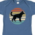 thumbnail image 4 of Inktastic German Shepherd Silhouette Vintage Retro Boys or Girls Baby Bodysuit, 4 of 5